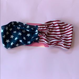 Red white Blue Bandeau size M